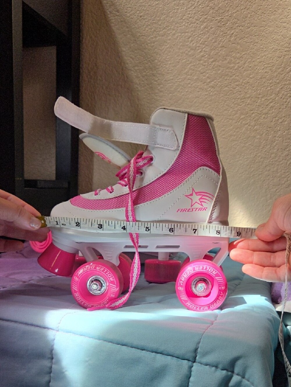 Roller Derby Kids Pink Roller Skates with Supportive High-Top Design - Picture 9 of 9